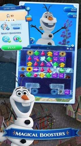 Disney Frozen Free Fall Game