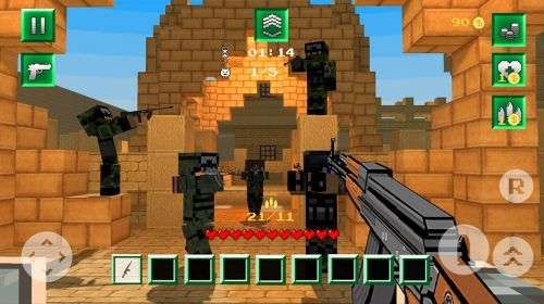 Pixel Hunt: Many Real Guns Mod