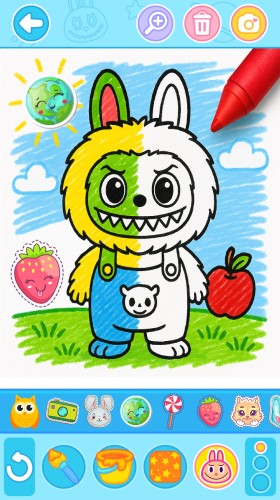 Labubu Coloring Games for Kids