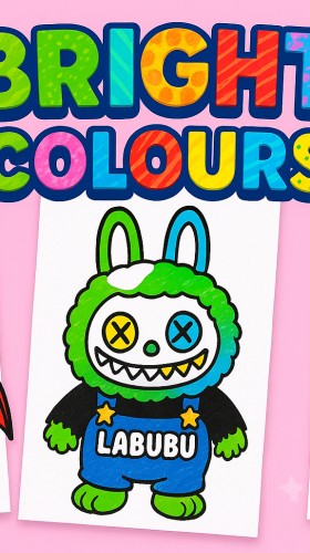 Labubu Coloring Games for Kids