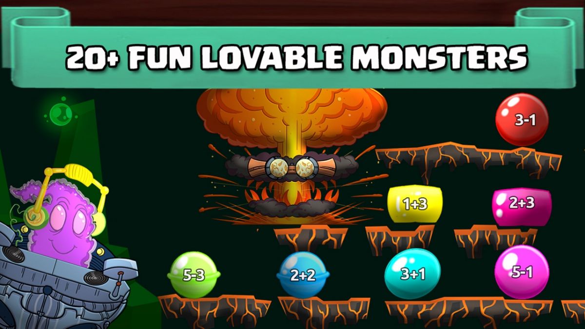 Monster Math - Fun Math Game For Kids